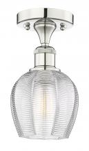 Innovations Lighting 616-1F-PN-G462-6 - Norfolk - 1 Light - 6 inch - Polished Nickel - Semi-Flush Mount