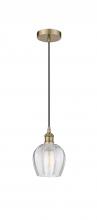 Innovations Lighting 616-1P-AB-G462-6 - Norfolk - 1 Light - 6 inch - Antique Brass - Cord hung - Mini Pendant
