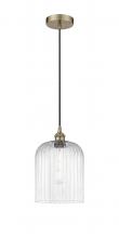 Innovations Lighting 616-1P-AB-G559-8CL - Bridal Veil - 1 Light - 5 inch - Antique Brass - Cord hung - Mini Pendant