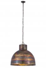 Innovations Lighting 650-3P-BC-24 - Charita - 3 Light - 24 inch - Burnt Copper - Cord hung - Pendant