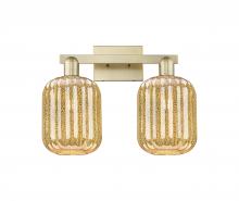 Innovations Lighting 716-2W-AB-G460-7ME - Preston - 2 Light - 16 inch - Antique Brass - Bath Vanity Light