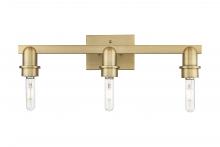 Innovations Lighting 716-3W-BB - Arcadia - 3 Light - 19 inch - Brushed Brass - Bath Vanity Light