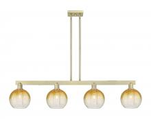 Innovations Lighting 716-4I-AB-G483-8AM - Brookhaven Globe - 4 Light - 48 inch - Antique Brass - Cord hung - Island Light