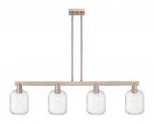 Innovations Lighting 716-4I-AC-G460-7CL - Preston - 4 Light - 48 inch - Antique Copper - Cord hung - Island Light