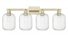 Innovations Lighting 716-4W-AB-G460-7CL - Preston - 4 Light - 36 inch - Antique Brass - Bath Vanity Light