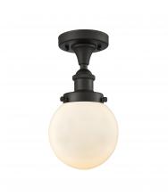 Innovations Lighting 916-1C-OB-G201-6-LED - Beacon - 1 Light - 6 inch - Oil Rubbed Bronze - Semi-Flush Mount
