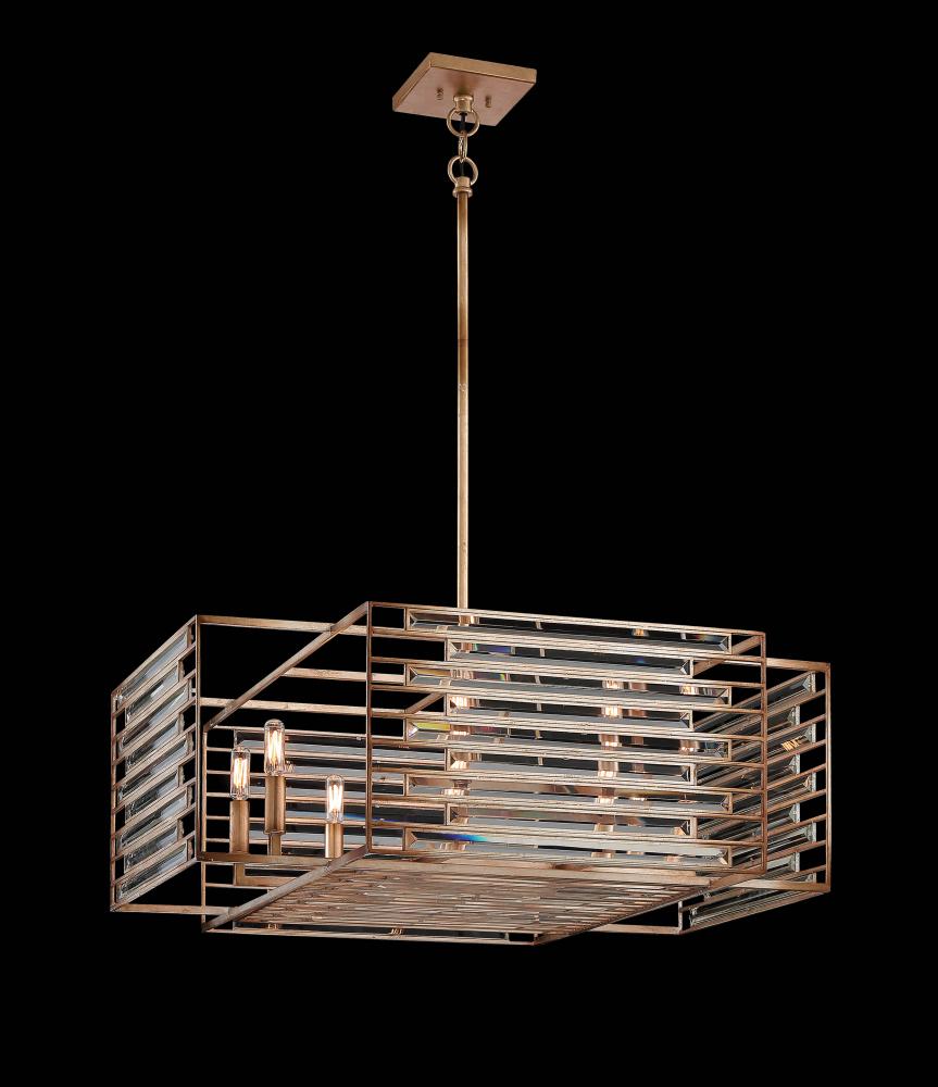 RUXTON HALL - 8 LIGHT PENDANT