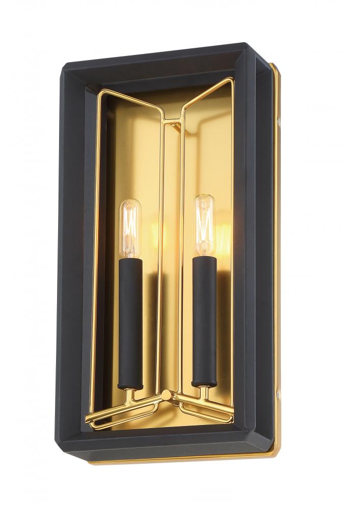 SABLE POINT - 2 LIGHT WALL SCONCE