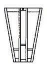 Arroyo Craftsman AS-8GW-BK - 8" asheville sconce