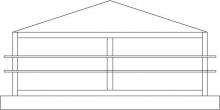 Arroyo Craftsman BEC-15WO-AB - 15" bexley column mount