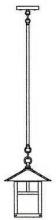 Arroyo Craftsman ESH-9AGW-BK - 9" evergreen stem hung pendant with classic arch overlay