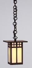 Arroyo Craftsman GH-6LGW-BK - 6" glasgow long body pendant
