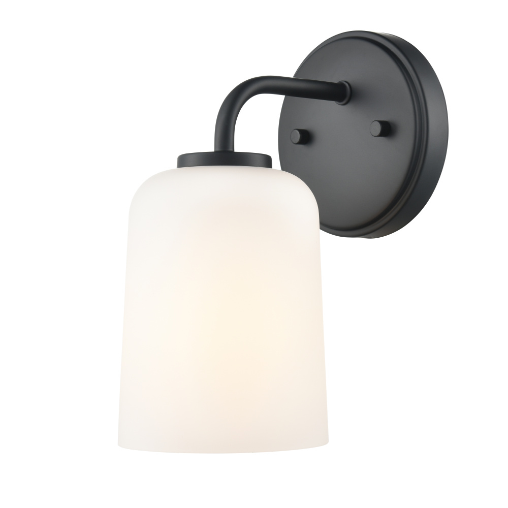 Laphia 5" Wide 1-Light Vanity - Matte Black