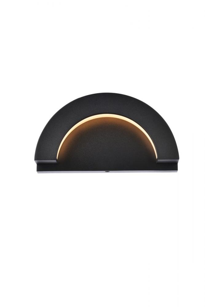 LED Wall Sconce W10''E2.5''H5.5'' Black