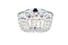 Elegant 1109F10C - Cora 10 inch flush mount in chrome