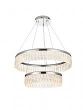 Elegant 2060G24C - Rune Hang D24"xH4.5" 36W DIM 3CCT Chrome