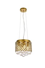 Elegant LD520D10BR - Tully Pendant D10"*H9.7 L4 Brass