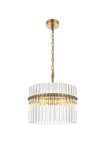 Elegant LD925D16SG - Pendant D16" x H16" L3 Satin Gold