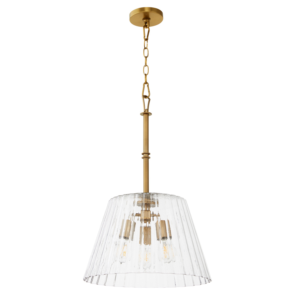 LAWTON 16" PENDANT - BRUSHED BRASS