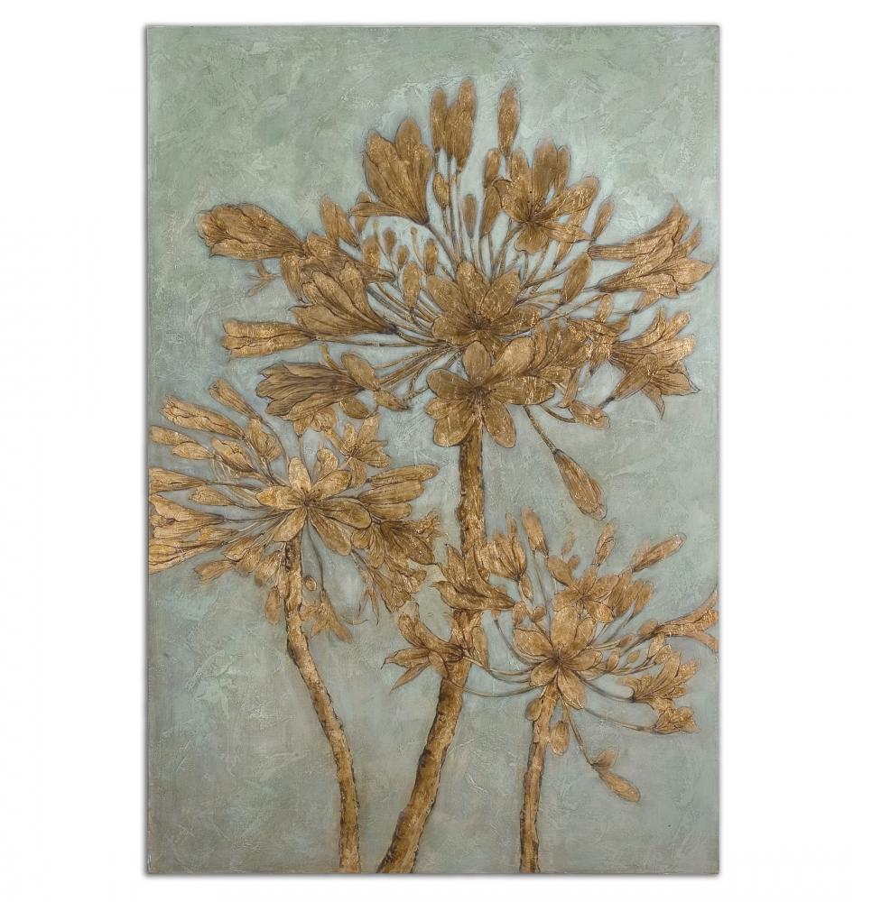 Uttermost Golden Leaves Wall Art