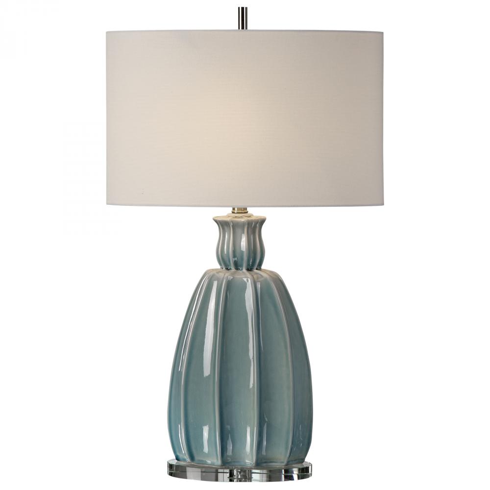 DISCONTINUED - Uttermost Suzanette Sky Blue Ceramic Lamp