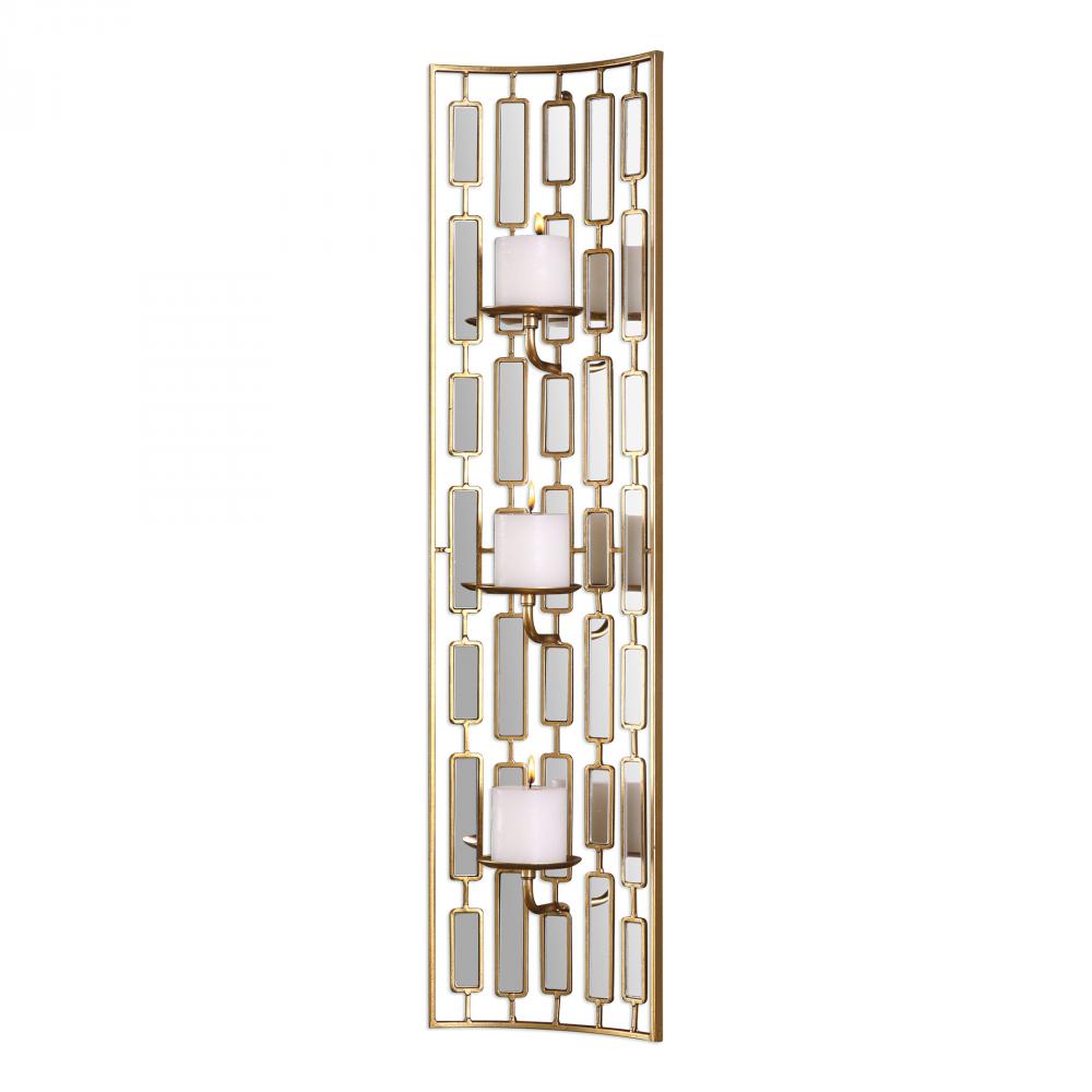 Uttermost Loire Mirrored Wall Sconce