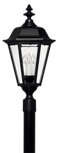 Hinkley 1471BK - Large Post Top or Pier Mount Lantern