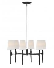 Hinkley 4466BK - Medium Single Tier Chandelier