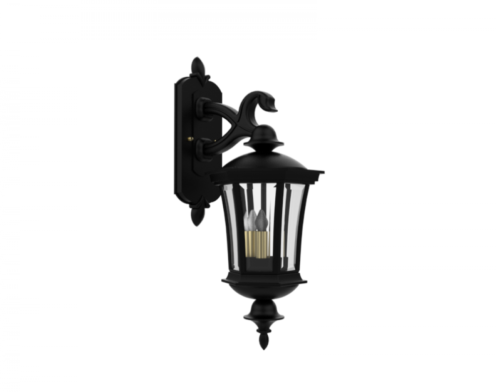 Westminster - Wall mount decorative arm down closed bottom small size - 13515