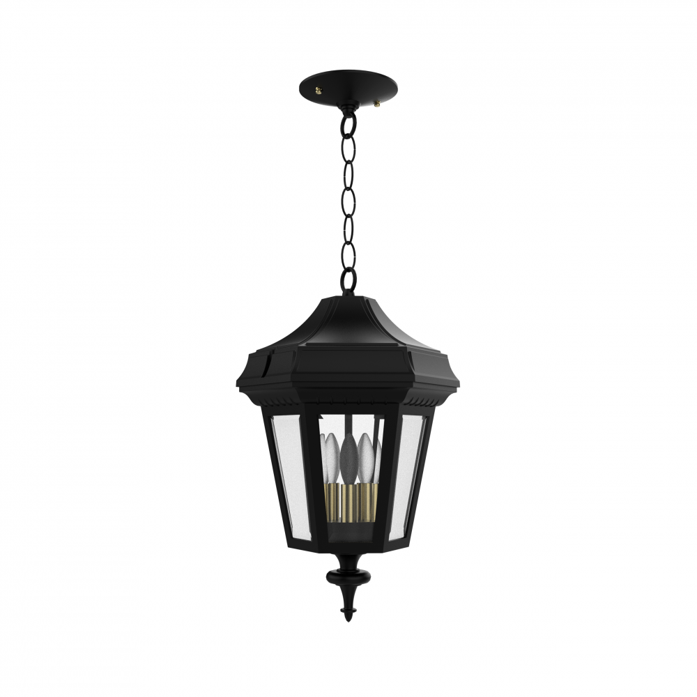 Oxford - Ceiling mount with chain closed bottom medium format - 24855
