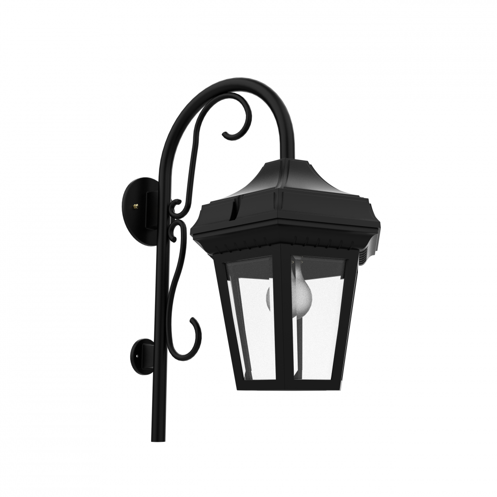 Oxford - Wall mount down with cane open bottom medium - 24893