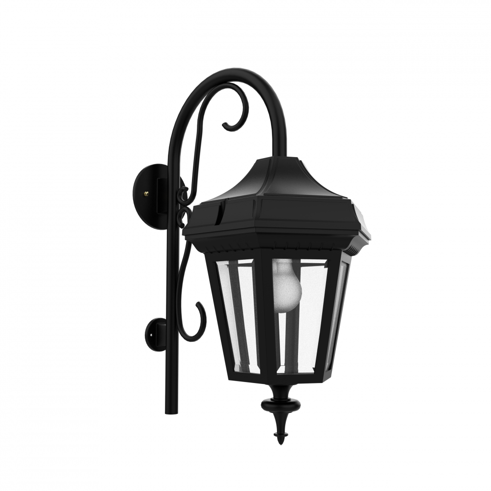 Oxford - Wall mount down with cane medium closed bottom - 24898