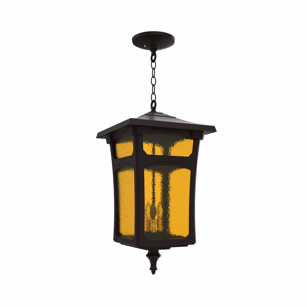 Lincoln - Large Closed Bottom Chain Ceiling Mount - 30455