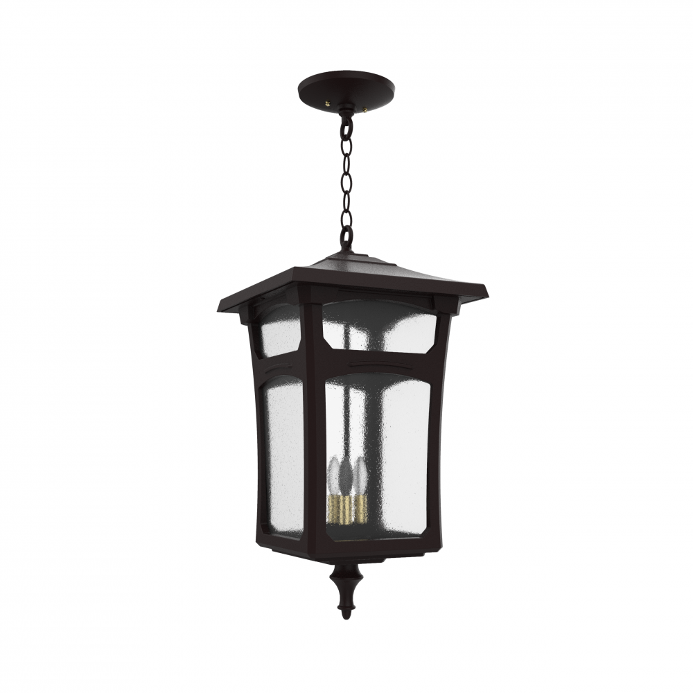 Lincoln - Large Closed Bottom Chain Ceiling Mount - 30455