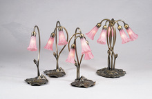 Meyda Lighting 3.5'W X 5'H Pink Pond Lily Shade 10156 